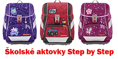 Školské aktovky pre prvákov Step by Step 