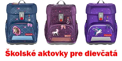 Školské aktovky pre dievčatá